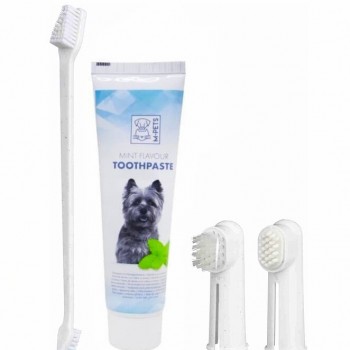M-PETS Dental Mint Flavor Toothpaste Kit(100g)