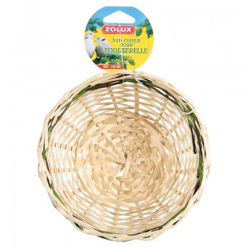 ZOLUX WICKER TURTLEDOVE NEST ( 16 CM ) FOR BIRD ZOLUX WICKER TURTLEDOVE NEST ( 16 CM ) FOR BIRD