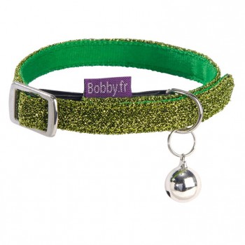 Bobby Disco Cat Collar(green) For Cat & Small Dog Bobby Disco Cat Collar(green) For Cat & Small Dog