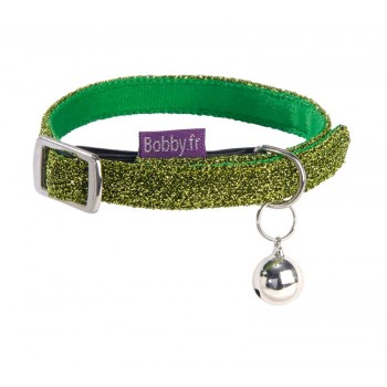 Bobby Disco Cat Collar(green) For Cat & Small Dog Bobby Disco Cat Collar(green) For Cat & Small Dog