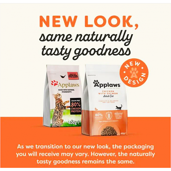 Applaws Chicken & Salmon Dry Adult Cat Food(2kg)