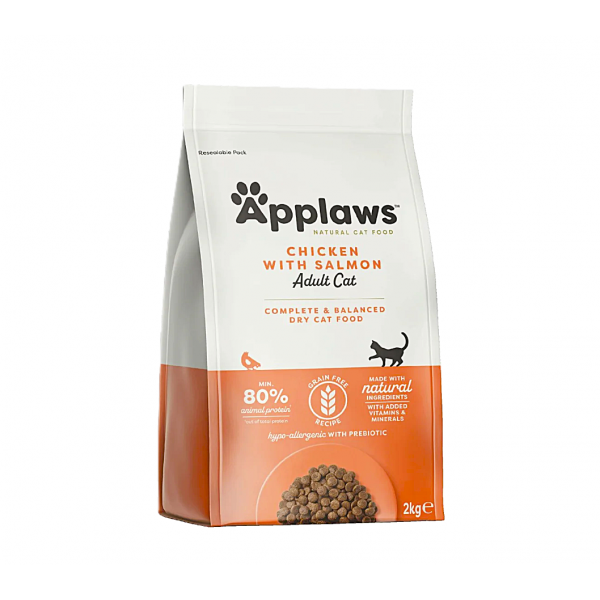 Applaws Chicken & Salmon Dry Adult Cat Food(2kg)