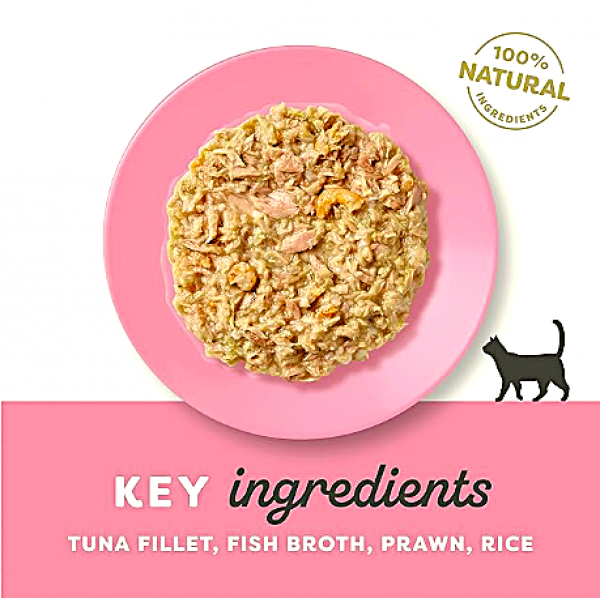APPLAWS CAT TUNA FILLET WITH PRAWN 1 BOX-12 PS ( 70 G ) For Cat