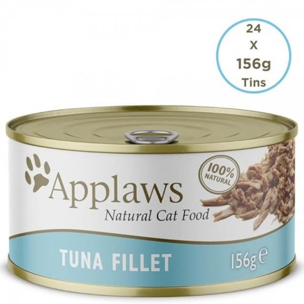 Applaws Adult Wet Food Tuna Fillet For Cat (156G X 24 pcs in 1BOX )