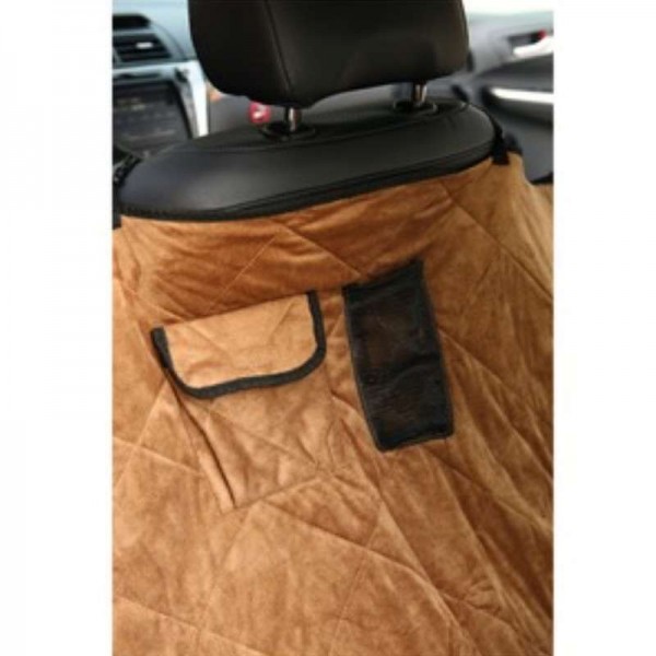M-PETS Cappuccino Car Blanket for dog ( BROWN )