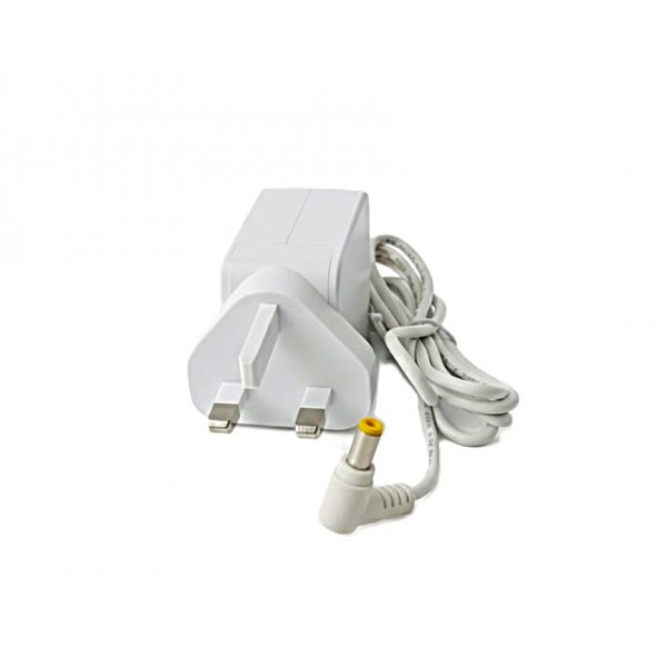 Adapter for Automatic Cat Litter Box, 12V 1.5A AC/DC Power Adapter, UK 3-Pin Plug, 18W Replacement Charger, Center-Positive, Compatible with Multiple Models