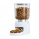 Automatic Cat Feeder 4.2L White, Programmable Pet Food Dispenser, 6 Meals Daily, Voice Recorder, Portion Control, Dual Power Backup, Stainless Steel Bowl