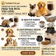 Automatic Cat Feeder 4.2L Light Coffee, Programmable Pet Food Dispenser for Cats and Small Dogs, 6 Meals per Day, Portion Control, 20-Second Voice Recorder, Anti-Clog System and Battery Backup