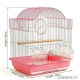 Golden Cat Premium Aviary Bird Cage 30x26x39 cm – Elegant Hanging Round Bird Cage with Slide-Out Cleaning Tray, External Feeder Cups & Activity Ring, Durable Decorative Indoor Cage for Finches, Canaries, Budgies & Small Birds