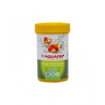 AQUAFIN Gold Fish Flake 5 – Professional Goldfish Nutrition with Natural Astaxanthin & Marine Protein, 1000 ml