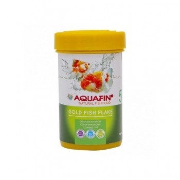 AQUAFIN Gold Fish Flake 5 – Professional Goldfish Nutrition with Natural Astaxanthin & Marine Protein, 1000 ml