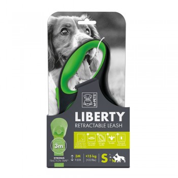 M-PETS Liberty Dog Retractable Leash Green ( S ) M-PETS Liberty Dog Retractable Leash Green ( S )