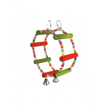 VanPet Wheel Type Toy with Bell (25x7.5cm) for bird