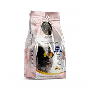 Golden Cat Beef Adult Dry Cat Food 3kg – High Protein 29% Premium Cat Food – Complete Balanced Nutrition for Adult Cats – Rich in Taurine, Vitamins & Minerals – Supports Healthy Digestion, Strong Bones & Shiny Coat – EU Quality Standard Pet Food
