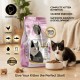 GOLDEN CAT Cat Dry Food Chicken Fish Egg & Milk Flavor 3kg x 4 Bags (Total 12kg) | 32% High Protein Premium Cat Food for Kittens, Adult & Mother Cats | Complete Nutrition Formula