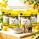 Golden Cat Bentonite Clumping Cat Litter 40L (32kg) – Lemon Scented (8kg x 4 Bags), Strong Clumping Natural Clay, Odor Control, Dust-Free, Bacteria Prevention, Premium Scoopable Cat Litter