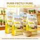 PrimeCat Tofu Clumping Cat Litter Sweet Milk Scent 18kg (40L) – 4 x 10L Bags Premium Natural Flushable Cat Litter Plant Based Soy Fiber Dust Free Fast Clumping Strong Odor Control Safe for Kittens & Cats Multi Cat Homes Eco Friendly Biodegradable