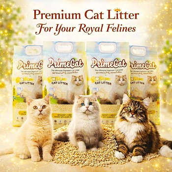 PrimeCat Tofu Clumping Cat Litter Sweet Milk Scent 18kg (40L) – 4 x 10L Bags Premium Natural Flushable Cat Litter Plant Based Soy Fiber Dust Free Fast Clumping Strong Odor Control Safe for Kittens & Cats Multi Cat Homes Eco Friendly Biodegradable