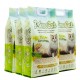 PrimeCat Tofu Clumping Cat Litter Butter Popcorn Scent 18kg (40L) – 4 x 10L Bags | Premium Natural Flushable Cat Litter | Dust-Free Strong Odor Control Fast Absorption Low Tracking Safe for Kittens & Multi-Cat Homes