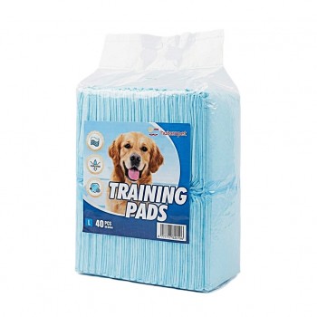 Pet Training Pads Super Absorbent dog Pads Anti Slip Toilet Pee Mat (40 PACK-60 X 60CM)