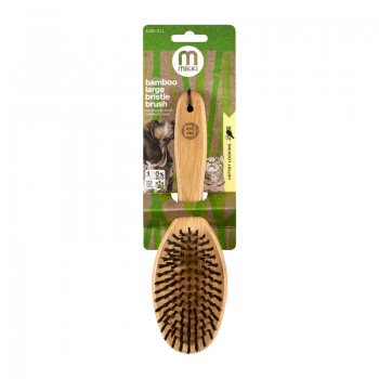 MIKKI BAMBOO BRISTLE BRUSH ( MEDIUM ) MIKKI BAMBOO BRISTLE BRUSH ( MEDIUM )