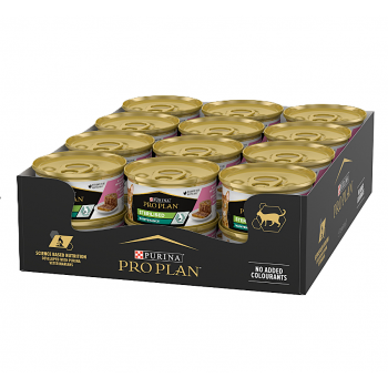 Purina PRO PLAN Sterilised Maintenance Wet Cat Food Salmon & Tuna Terrine 24 x 85g | Complete Balanced Nutrition for Adult Neutered Cats | High Digestibility, Urinary Health Support