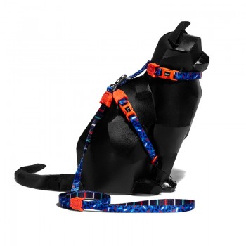 ZEE CAT Phantom Harness & Leash Set ( BLUE ) ZEE CAT Phantom Harness & Leash Set ( BLUE )