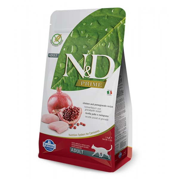Farmina N&D Grain Free Chicken & Pomegranate Adult cat(1.5kg) Farmina N&D Grain Free Chicken & Pomegranate Adult cat(1.5kg)
