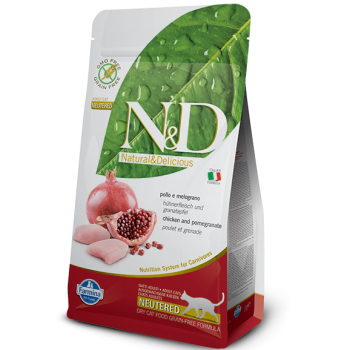 Farmina Chicken & Pomegrante Neutered Cat Dry Food(1.5Kg)