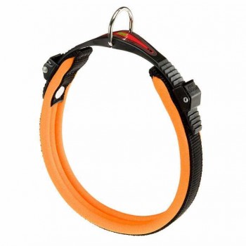 Ferplast Dog Collar With Soft Padding Orange(Xs)