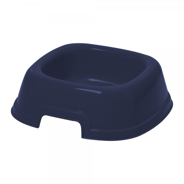 Georplast Large Square Pet Bowl Navy Blue 26x26x8.5 cm for Dogs & Cats – Durable Non-Toxic Plastic Feeding Bowl, Anti-Slip Stable Base, Easy Clean, Made in Italy Georplast Large Square Pet Bowl Navy Blue 26x26x8.5 cm for Dogs & Cats – Durable Non-Toxic Plastic Feeding Bowl, Anti-Slip Stable Base, Easy Clean, Made in Italy