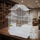 Dayang Bird Cage 605A (Medium) – Premium Metal Bird Cage for Cockatiels, Lovebirds & Small Parrots | 52cm x 43cm x 68cm Spacious Aviary with 5-Door Access System, Removable Cleaning Tray, Durable & Easy-Clean Bird Habitat for Indoor Use