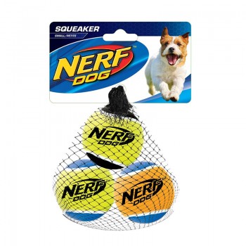 NERF DOG SQUEAKER TENNIS BALL - MEDIUM(PACK OF 3BALLS) NERF DOG SQUEAKER TENNIS BALL - MEDIUM(PACK OF 3BALLS)