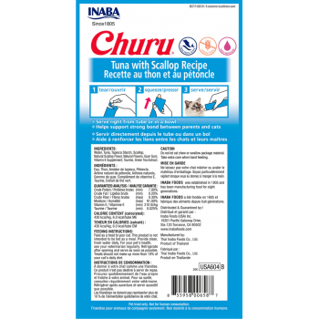 Churu Tuna With Scallop Recipe (4PCS) For Cat