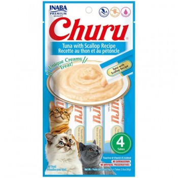 Churu Tuna With Scallop Recipe (4PCS) For Cat