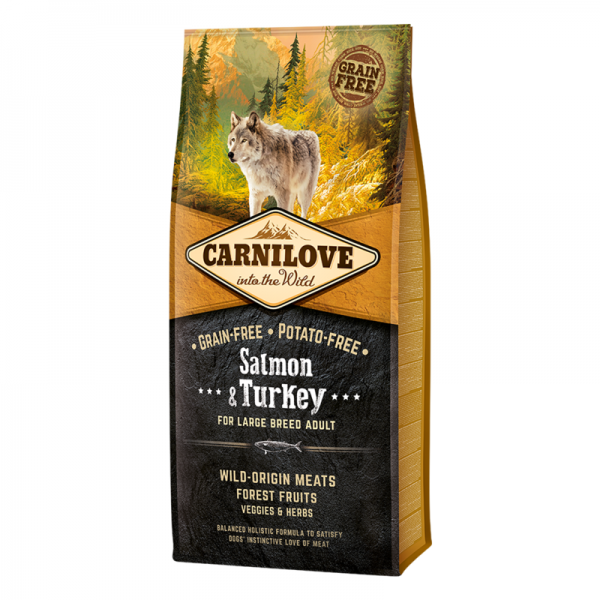 Carnilove Salmon & Turkey for Large Breed Adult for dog (12kg)