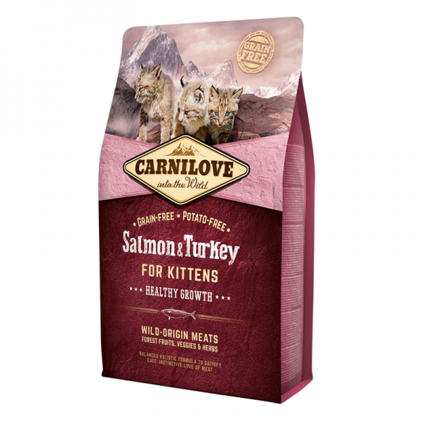 Carnilove Salmon & Turkey For Kitten Cat ( 2kg )