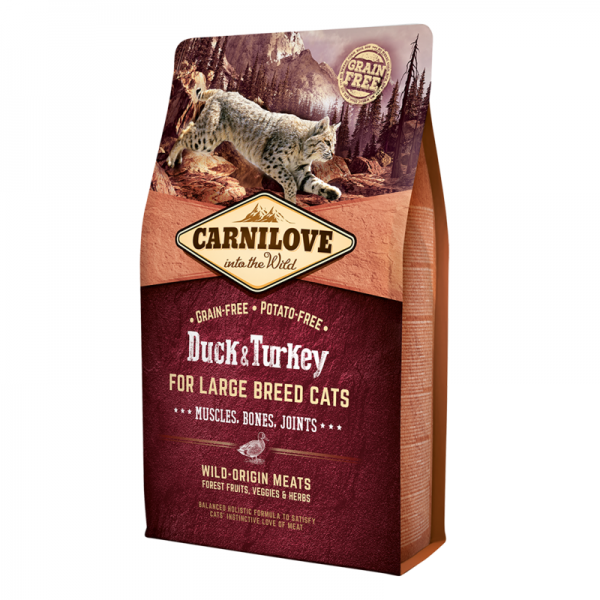 Carnilove Duck & Turkey Adult Cats (2kg) Carnilove Duck & Turkey Adult Cats (2kg)