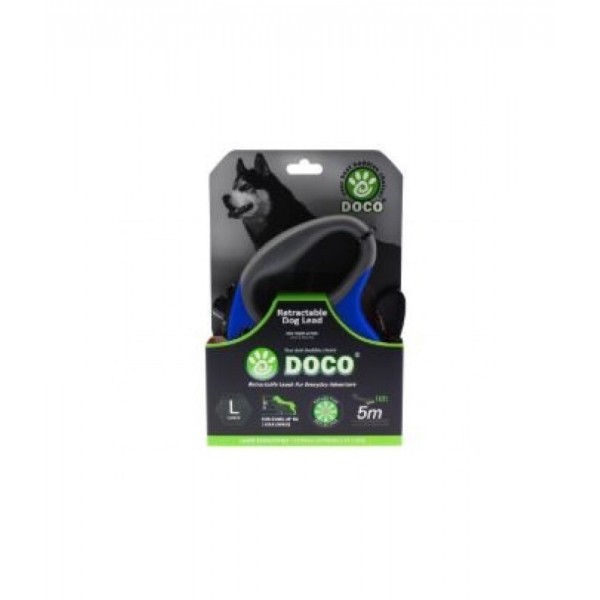 DOCO RETRACTABLE DOG LEAD SMALL FOR DOG ( 4 MTR )