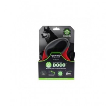 DOCO RETRACTABLE DOG LEAD MEDIUM FOR DOG ( 5 MTR ) DOCO RETRACTABLE DOG LEAD MEDIUM FOR DOG ( 5 MTR )