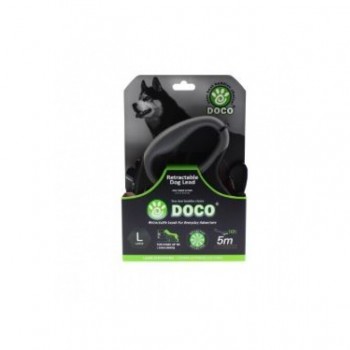 DOCO RETRACTABLE DOG LEAD LARGE for dog ( 5 MTR ) DOCO RETRACTABLE DOG LEAD LARGE for dog ( 5 MTR )