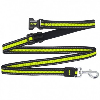 DOCO MESH LEASH SMALL for dog ( SAFETY LIME 180 CM )