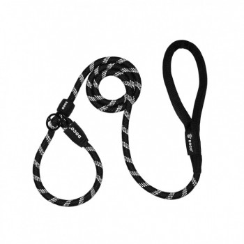 DOCO REFLECTIVE ROPE LEASH-COLLAR for dog ( 30 CM BLACK )