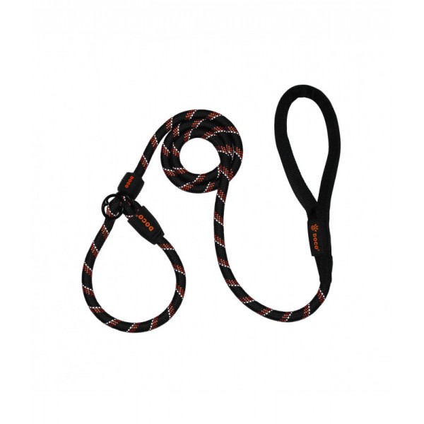 DOCO REFLECTIVE ROPE LEASH-COLLAR for dog ( 30 CM SAFETY ORANGE )