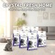 FURRY FRENZ Crystal Cat Litter 7 L (3 kg) – 6-Pack Bulk (Total 18 kg) | Silica Gel Cat Litter for Kittens & Adult Cats, High Absorbency, Odour Control, Easy to Clean, Long-Lasting, Lavender Scent