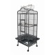 Large Tropical Bird Cage with Rolling Stand – 61 × 56 × 172 cm, Spacious Multi-Level Metal Aviary with Secure Perches, Easy-Clean Tray & Access Doors for Parrots, Cockatoos & Medium Birds – Model B003
