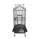 Large Tropical Bird Cage with Rolling Stand – 61 × 56 × 172 cm, Spacious Multi-Level Metal Aviary with Secure Perches, Easy-Clean Tray & Access Doors for Parrots, Cockatoos & Medium Birds – Model B003