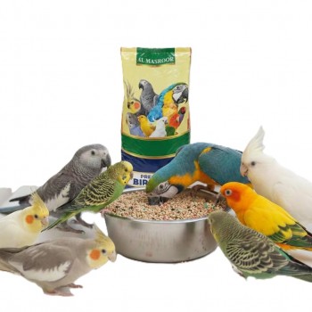 Al Masroor Vitamin Seed Mix – Premium Blend for Budgies, Finches & Small Birds | Nutritionally Balanced Seed & Pellet Mix | Supports Health, Vitality & Feather Care | 20kg Bag