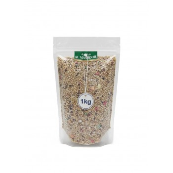 Premium Bird Food Seed Mix – Budgies, Parakeets, Zebra Finches, Lovebirds, Canaries, Cockatiels & Small Parrots – 1 kg Bulk Bag