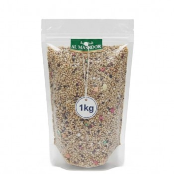 Premium Bird Food Seed Mix – Budgies, Parakeets, Zebra Finches, Lovebirds, Canaries, Cockatiels & Small Parrots – 1 kg Bulk Bag